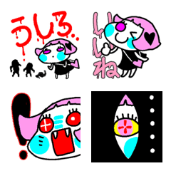 [LINE絵文字] Z・G ゾンビな女の子えもじの画像