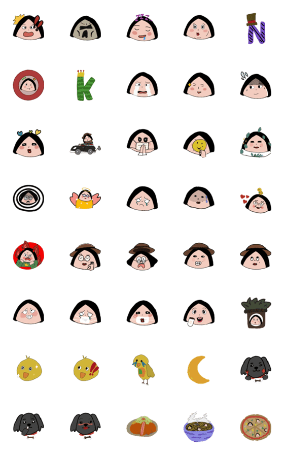 [LINE絵文字]Mommy Koboko Emojiの画像一覧