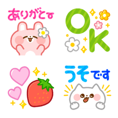 [LINE絵文字] カラフルたのしい春絵文字の画像