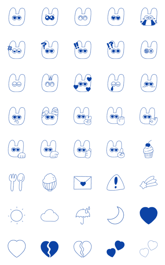 [LINE絵文字]simple usa emojiの画像一覧