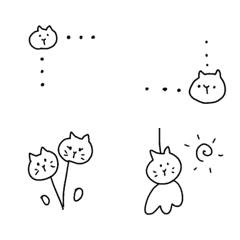 [LINE絵文字] 猫好きの幸せ絵文字の画像