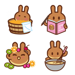 [LINE絵文字] pancakeswap pancake-kun Emoji ver1の画像