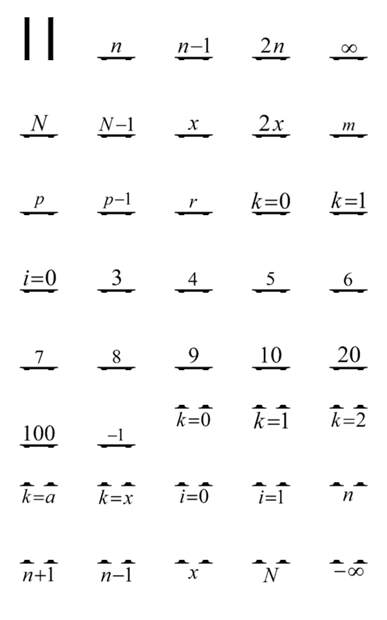 [LINE絵文字]パイ(Π)--総乗,総積の画像一覧