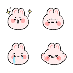 [LINE絵文字] Cottoncandy bunnyの画像