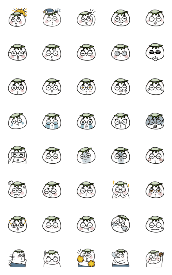 [LINE絵文字]Mr. Kappa Potato Emojiの画像一覧