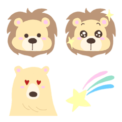 [LINE絵文字] Lion bearの画像