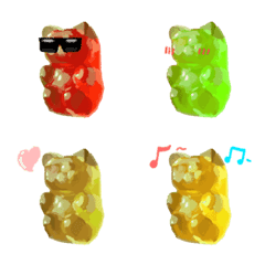 [LINE絵文字] gummy bearの画像