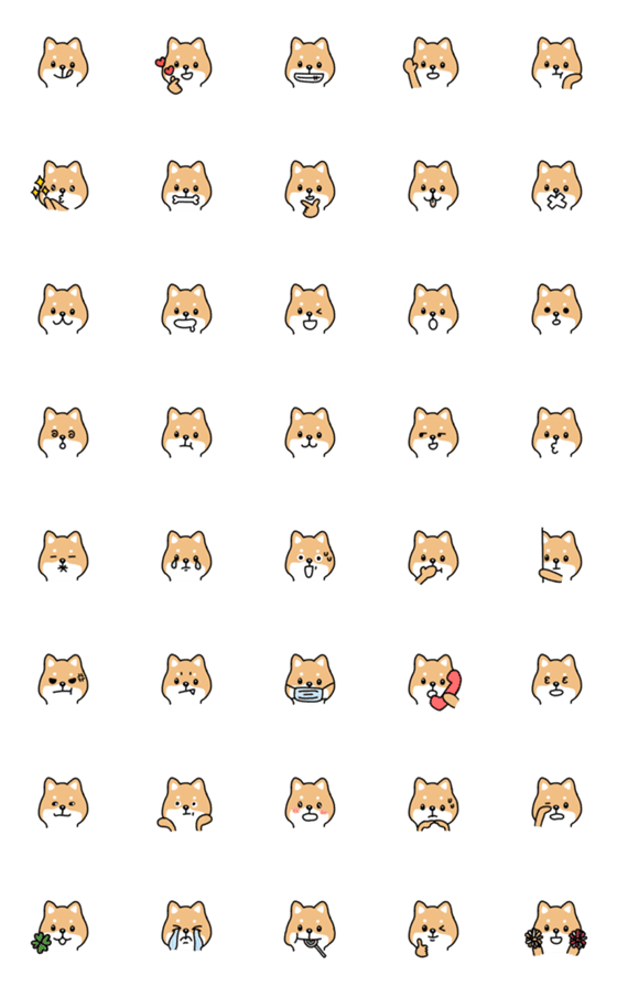 [LINE絵文字]Shiba chiachiaの画像一覧