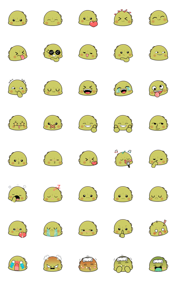 [LINE絵文字]Little dino :Emojiの画像一覧