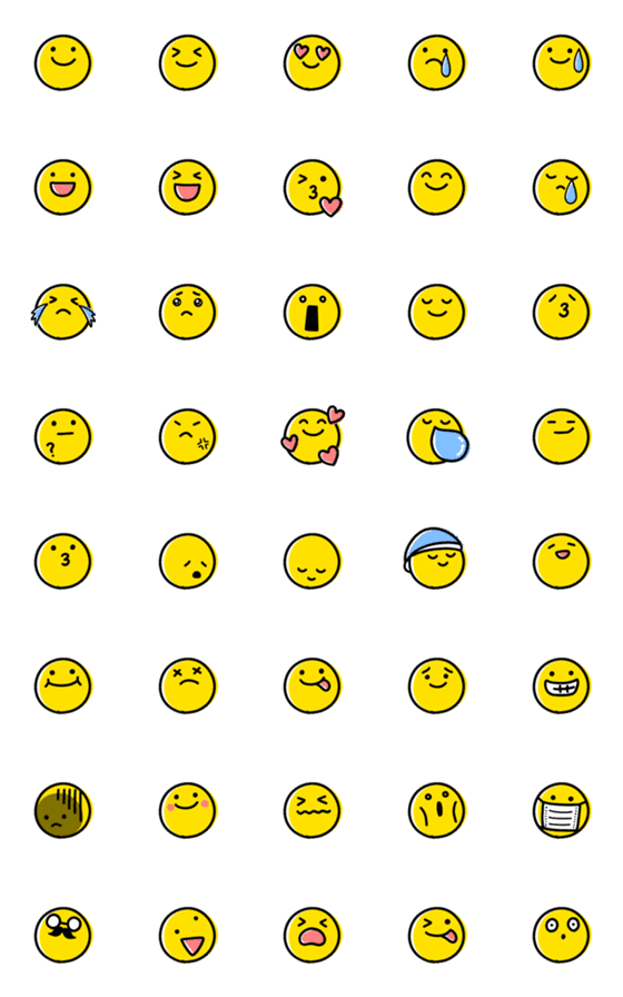 [LINE絵文字]スマイリーの画像一覧