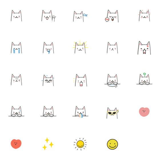 [LINE絵文字]chichi-catの画像一覧