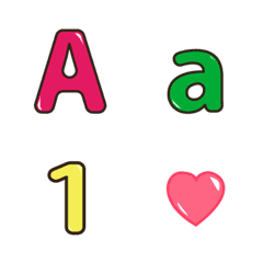 [LINE絵文字] Consonants and Vowel 03の画像