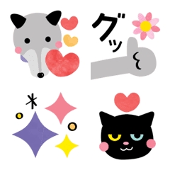 [LINE絵文字] ゆる犬■わんこ■絵本風■絵文字の画像