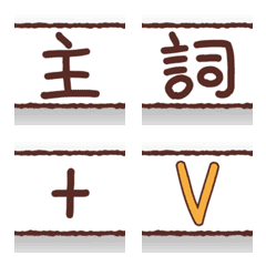 [LINE絵文字] Put labels everywhere [English Grammar]の画像