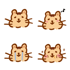 [LINE絵文字] Calm Hamster In Daily Lifeの画像