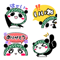 [LINE絵文字] 唐草パンダの画像