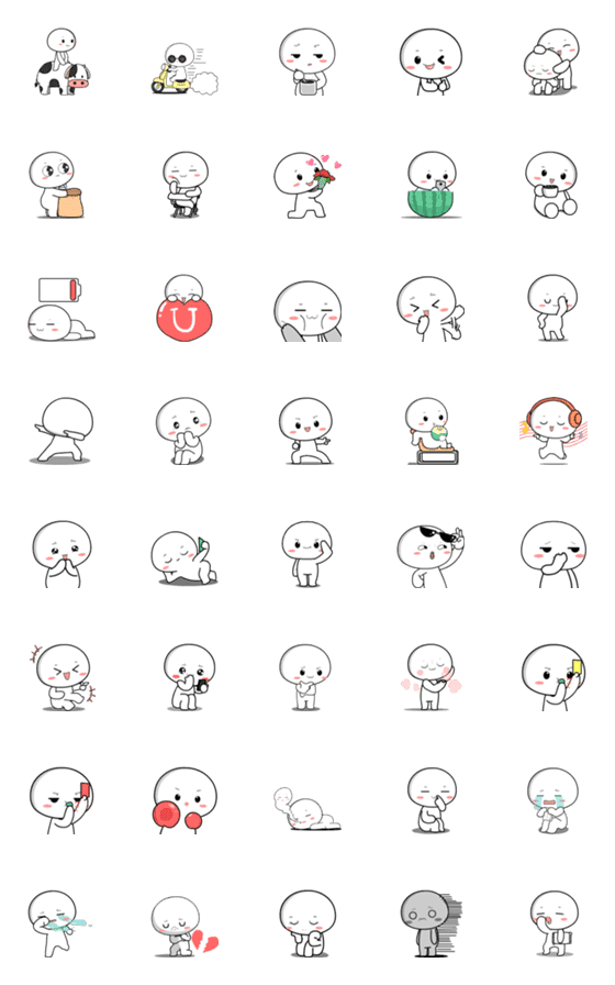 [LINE絵文字]Gunduls paculs 3 : emojiの画像一覧