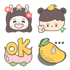 [LINE絵文字] MoMoGoGo (Emoji)の画像