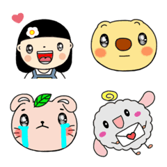 [LINE絵文字] Little Yeyan - Cute Emoji 1の画像