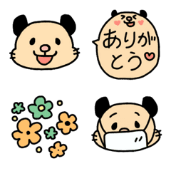 [LINE絵文字] ハムスターはぴちゃん絵文字の画像