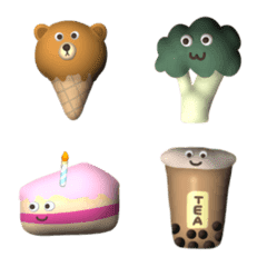 [LINE絵文字] Everything emoji 2d plusの画像