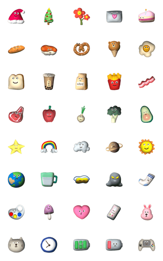 [LINE絵文字]Everything emoji 2d plusの画像一覧