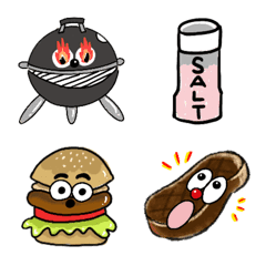 [LINE絵文字] バーベキュー2_BBQ2 絵文字の画像