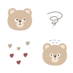 [LINE絵文字] ◎ brown bear ◎の画像