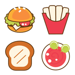 [LINE絵文字] Variety cute foodの画像