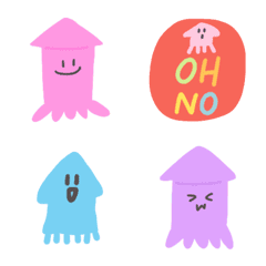 [LINE絵文字] Squid Emojisの画像