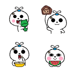 [LINE絵文字] Tooth Rabbit Emojiの画像