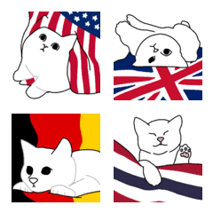 [LINE絵文字] Flag Catの画像