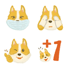 [LINE絵文字] Unprofessional Studio-Corgi Mai Maiの画像