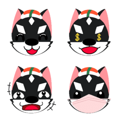 [LINE絵文字] EMOJI HUSKY 'SUSHI'の画像