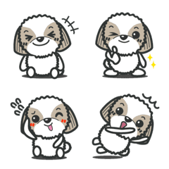 [LINE絵文字] Shih Tzu Defaultの画像