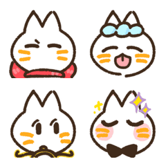 [LINE絵文字] neko tachi emojiの画像