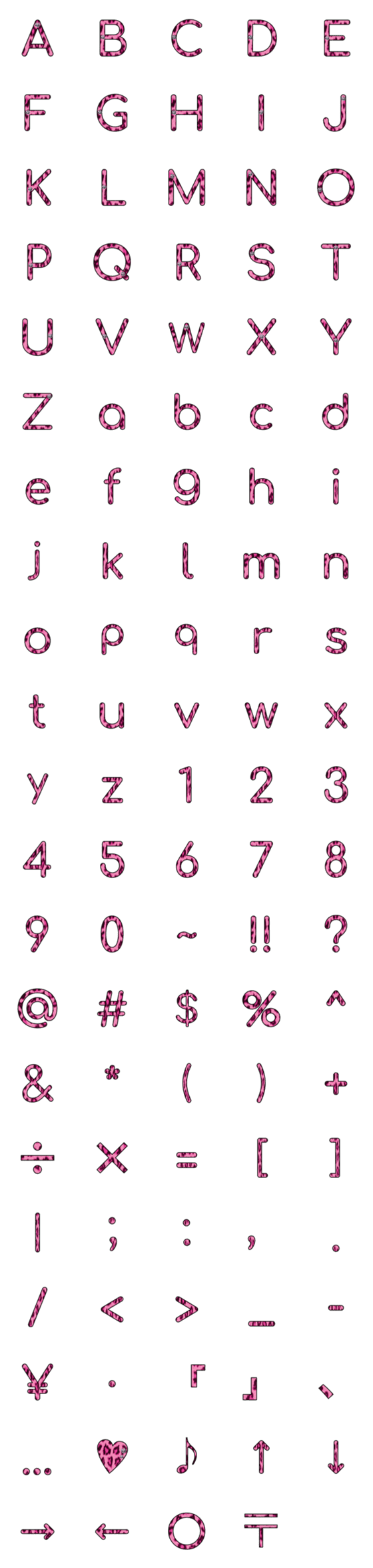 [LINE絵文字]animal pink emojiの画像一覧