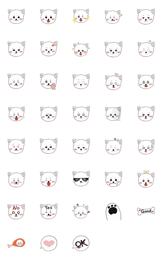 [LINE絵文字]Pomeranian Cooper Emojiの画像一覧