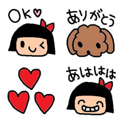 [LINE絵文字] (色んな絵文字セット300大人可愛いシンプルの画像