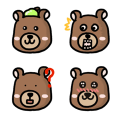 [LINE絵文字] bear pearの画像