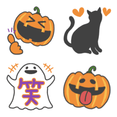 [LINE絵文字] 毎年使える♡ハロウィン絵文字の画像