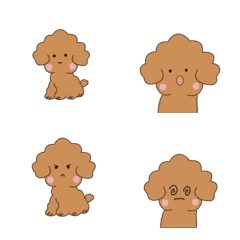 [LINE絵文字] your poodleの画像