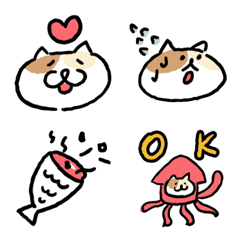 [LINE絵文字] Cute Cat Chu Chu Everyday life Emojiの画像