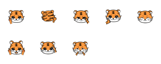 [LINE絵文字]Tiger praiseの画像一覧