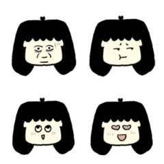 [LINE絵文字] littlebluemui emojiの画像