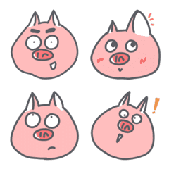 [LINE絵文字] pig pig dailyの画像