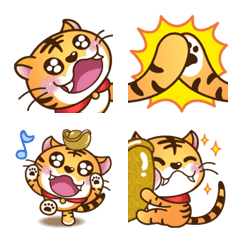 [LINE絵文字] Tiger God-Lucky goldenの画像