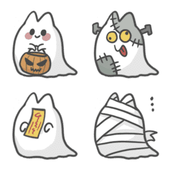 [LINE絵文字] Halloween kittenの画像