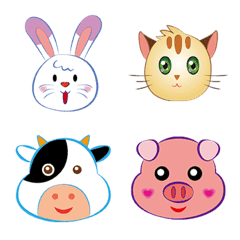 [LINE絵文字] nancy's kitties  with partner animalsの画像