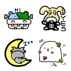 [LINE絵文字] Baby Friends 秋のハロウィンパーティーの画像